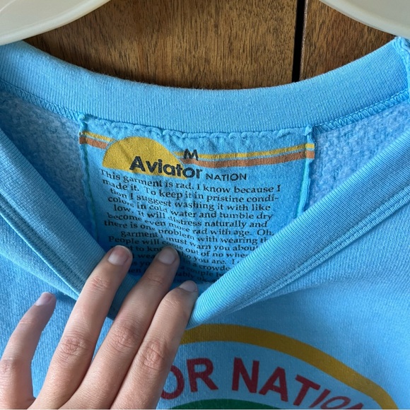 RARE Austin TX Aviator Nation Crewneck - Picture 2 of 6